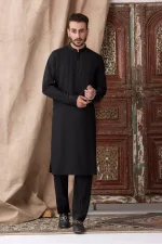Blended Black Trouser Suit