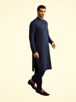 Premium Blue Blended Kameez Shalwar